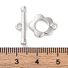 Rack Plating Eco-Friendly Brass Toggle Clasps KK-S403-14P-4