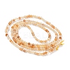 Natural Yellow Rabbit Fur Rutilated Quartz Beads Strands G-L622-C01-2mm-3