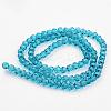 Transparent Glass Bead Strands GLAA-G013-4mm-51-2