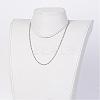 Electroplate Stainless Steel Ball Chain Necklaces NJEW-JN01790-02-2