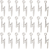 200Pcs Tibetan Style Zinc Alloy Pendants FIND-SC0016-30-5