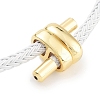 Braided Steel Wire Bracelets Making BJEW-H610-02G-03-2