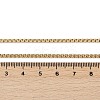304 Stainless Steel Box Chain Necklaces X-NJEW-P244-01G-2