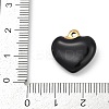 304 Stainless Steel Enamel Pendants STAS-Q350-19G-B-3