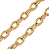 304 Stainless Steel Heart Clasp Pendant Necklace for Women NJEW-G018-07G-3