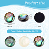 90Pcs 3 Colors Acrylic Imitation Shell Cabochons MACR-PH0001-65A-2