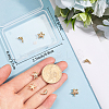 12Pcs 3 Styles Rack Plating Brass Beads KK-BBC0014-35-3