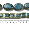 Handmade Porcelain Beads Strands PORC-B002-19B-5