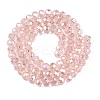 Electroplate Glass Beads Strands EGLA-A044-T6mm-B22-3
