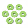 Handmade Polymer Clay Beads CLAY-R067-6.0mm-B49-2