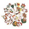 Christmas Alloy Enamel Pendants ENAM-G234-01C-2
