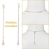 8Pcs 8 Styles Brass Cable Chains Chains AJEW-BA00146-6