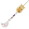 Hollow Alloy Hanging Ornaments HJEW-Q012-05A-2