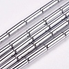 Non-magnetic Synthetic Hematite Beads Strands X-G-K022-3x14mm-08-1