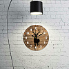 MDF Printed Wall Clock HJEW-WH0058-020-6