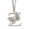 201 Stainless Steel Necklaces NJEW-Q336-01Z-P-1