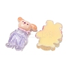 Animal Theme Opaque & Transparent Resin Cabochons RE-CBA4416-02-2