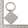 Mother's Day Gift 201 Stainless Steel Word Remember I Love You Mom Keychains LS-KEYC-E040-01P-02-3