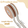 2 Rolls 2 Styles Cotton Striped Ribbons OCOR-WR0001-56B-2