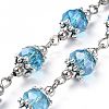 Handmade Glass Beaded Chains AJEW-JB00498-03-1