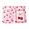50Pcs 2 Styles Cherry Printed Plastic Gift Storage Tote Bags PL-CBAAD12-01-1
