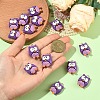 15Pcs Opaque Resin Pendants RESI-YW0005-32-4