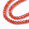 Electroplate Glass Beads Strands EGLA-A034-T4mm-A21-2