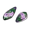 4Pcs Transparent Epoxy Resin Butterfly Wings Pendants RESI-C057-06B-2