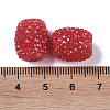 Opaque Resin European Jelly Colored Beads RESI-B025-02A-12-3