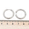 Tarnish Resistant 201 Stainless Steel Huggie Hoop Earrings Findings X-STAS-F149-33P-A-3
