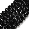 Natural Black Onyx Beads Strands G-C280-B01-8mm-2