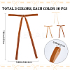 30Pcs 3 Colors Velvet Bowknot AJEW-CN0003-72B-2