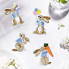 8Pcs 4 Styles Polyester Clothing Patches DIY-CY0003-56-4