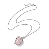 Non-Tarnish 3Pcs 3 Styles 304 Stainless Steel Macrame Pouch Necklace Makings NJEW-JN04901-02-3