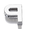 Alloy Letter Slide Charms RB-F034-01P-P-RS-2