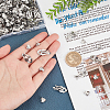 200 Sets 316 Surgical Stainless Steel Clip-on Earring Findings STAS-DC0011-89-3