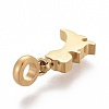Ion Plating(IP) 304 Stainless Steel Pendants LS-STAS-F259-022G-3