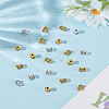 150Pcs 2 Colors Tibetan Style Alloy Beads FIND-LP0001-10-3