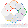 32Pcs 8 Colors Nylon Foldable Flying Disc or Fan with Storage Bag Assortment AJEW-BC0007-30A-1