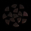 Luminous Resin Imitation Chocolate Decoden Cabochons RESI-K036-28F-02-4