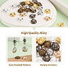 36Pcs 6 Colors Alloy Charms FIND-CW0001-19-4
