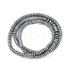 Electroplated Non-magnetic Hematite Beads Strands G-P571-B01-01E-2
