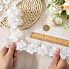 2 Yards Flower Polyester Lace Trim OCOR-CY0002-69C-3