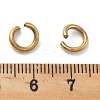 Ion Plating(IP) 304 Stainless Steel Open Jump Rings STAS-M081-01G-02-3