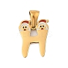 Christmas Theme 304 Stainless Steel Pendants STAS-R007-01H-G-1