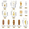 Plastic Dreadlocks Braiding Beads & Aluminum Hair Braid Dreadlock Beads OHAR-NB0001-15-2