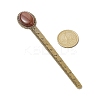 Tibetan Style Alloy Bookmark Rulers AJEW-JK00262-03-2