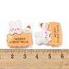 Christmas Rabbit Theme Opaque Resin Decoden Cabochons LS-CRES-B022-04F-3