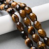 Natural Tiger Eye Beads Strands G-C135-J03-01-1