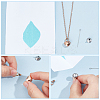 Stainless Steel Urn Ashes Necklace NJEW-CN0001-03RG-5